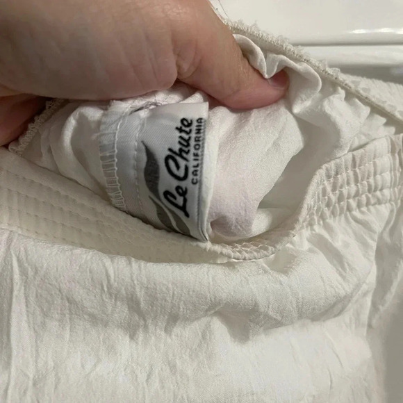 Vintage Picket & Post Women’s Windsuit Top Pants Size Medium 80’s Retro White - Picture 9 of 9